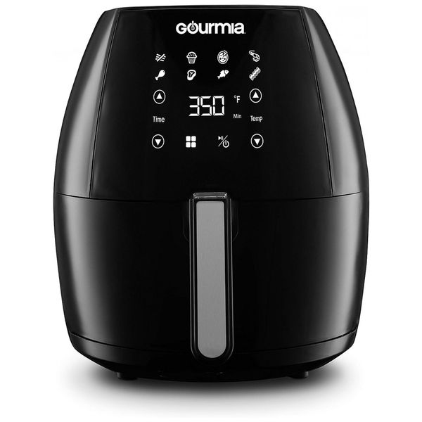 Fritadeira Elétrica Airfryer 5.6 Litros com Controle Digital, 110V 1700W, GOURMIA GAF625, Preto
