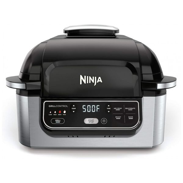 Fritadeira Elétrica Airfryer com Grill, 5 em 1 Programável,  110V 1760W, NINJA AG301, Preto
