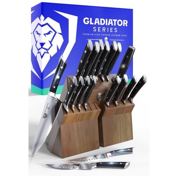 Conjunto de Facas Gladiator Series,18 Peças, DALSTRONG GS 18pc colossal Block, Preto