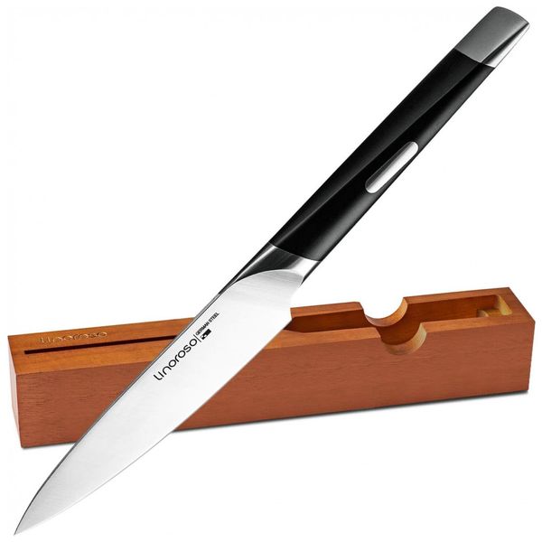 Faca de Descascar, LINOROSO ROZ03, Preto