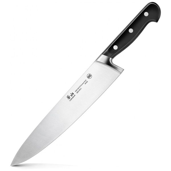 Faca de chef série, Em Aço,24cm, CANGSHAN 59182, Preto