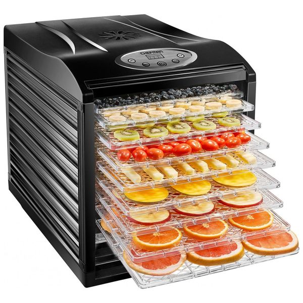 Desidratador de Alimentos, 9 Bandejas, 110v, CHEFMAN RJ43 SQ 9, Preto