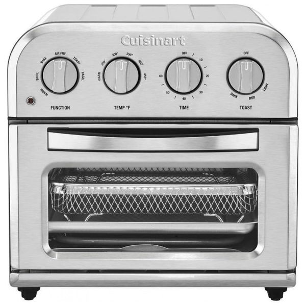 Fritadeira Elétrica Air Fryer, Torradeira, 110v, CUISINART TOA 28, Prateado