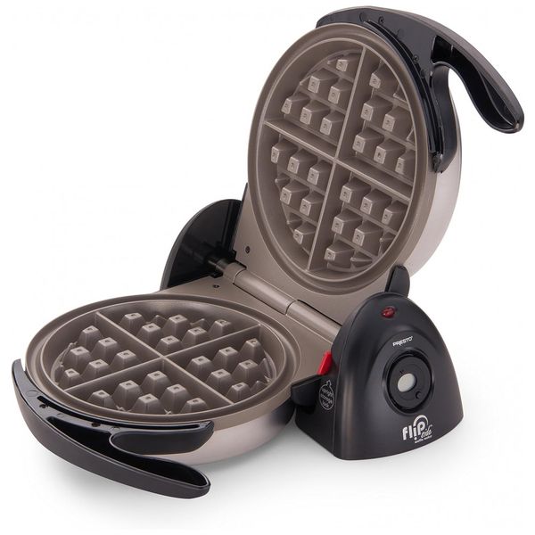 Máquina de Waffle, 4 Fatias, 110v, PRESTO 03510, Dorado