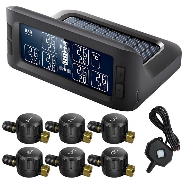 B Qtech Sistema de Monitoramento de Pneus no Acendedor de Cigarros Pressão e Temperatura