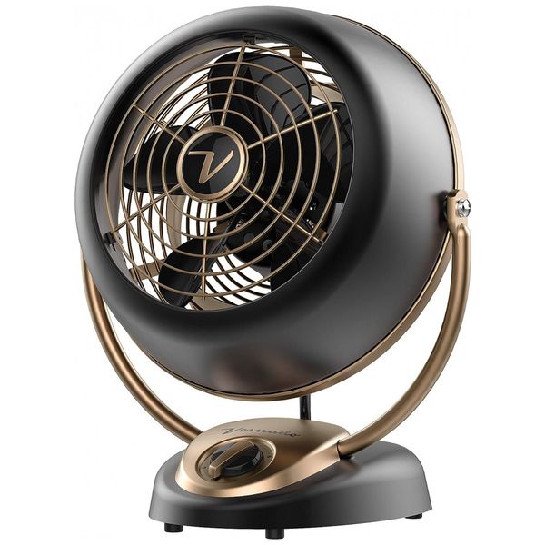 Ventilador de Mesa com 5 Velocidades, 110V 37W, Vornado VFAN Alchemy Vintage, Preto