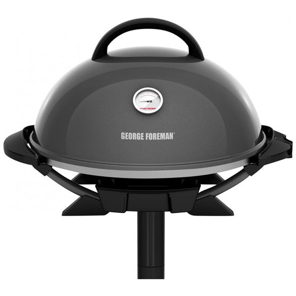 Churrasqueira de Metal, Grill, Grafite, escuro, 110v, BRAND GEORGE FOREMAN GFO3320GM, Cinza escuro
