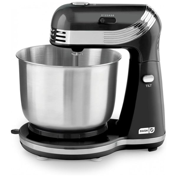 Batedeira 6Velocidades, 250Watts, 2,36L, DASH DCSM250BK, Preto