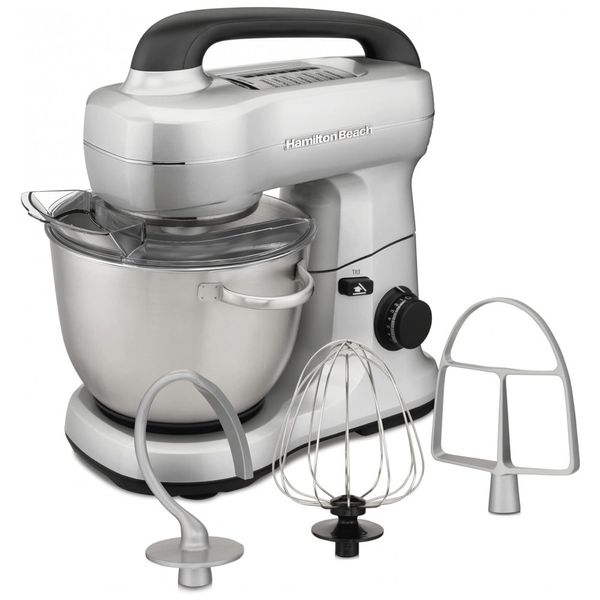 Batedeira 3,78L, 7Velocidades, 300Watts, HAMILTON BEACH 63392, Prateado