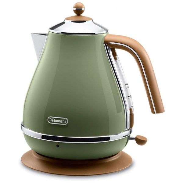 Chaleira Elétrica ICONA Vintage, 1L, 110v, DELONGHI KBOV1200J GR, Verde