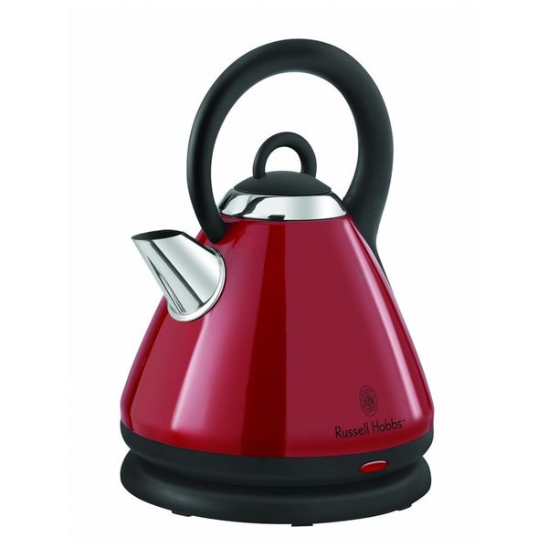 Chaleira Elétrica, 1,8 Litros, Aço Inoxidável, Bordô, 110v, RUSSELL HOBBS KE9000R, Vermelho