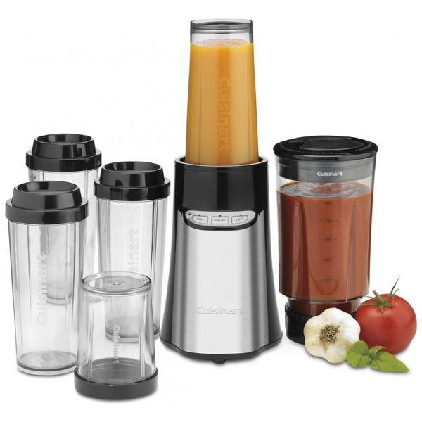 Liquidificador e Picador Compacto com Lâminas em Aço Inoxidável, 110V 350W, CUISINART CPB 300C, Prateado