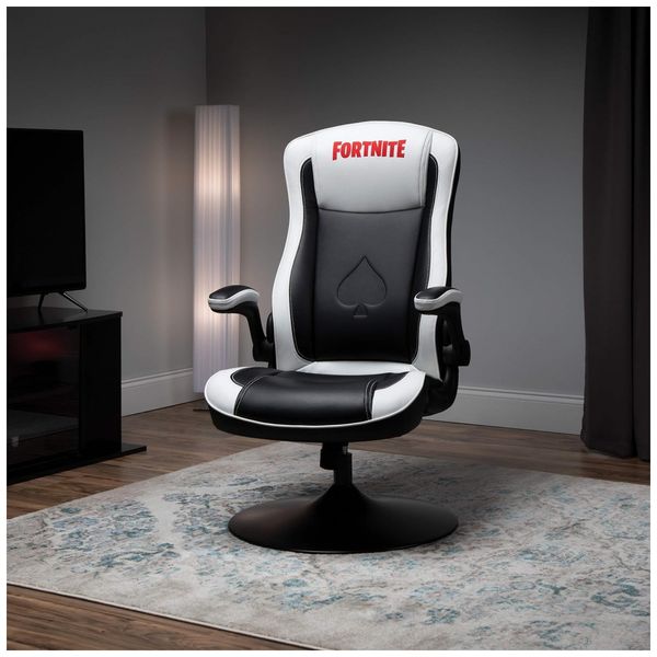 Cadeira Gamer Fortnite R, Couro, Ergonòmica, Reclinável, 360 Graus, RESPAWN HIGH STAKES 03, Preto