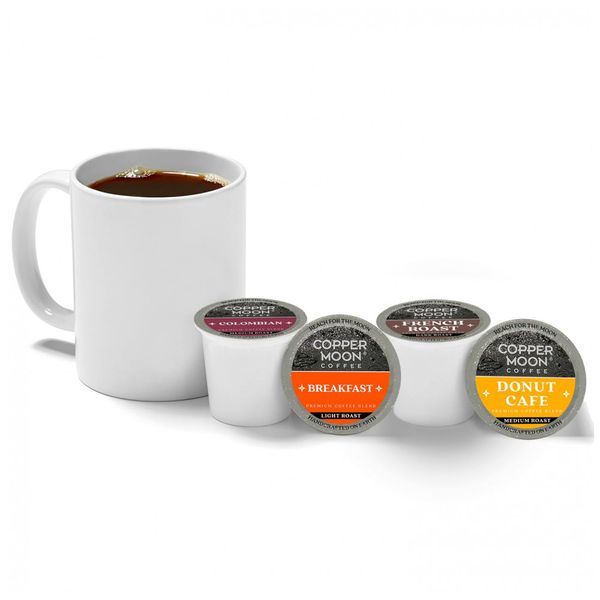 Cápsulas de café da para cafeteiras Keurig 2.0 K, pacote variado, COPPER MOON SYNCHKG098586, Marrom