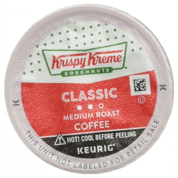 Keurig K Cup Café Classico Torra Média 24u, KRISPY KREME 5000203881, Marrom