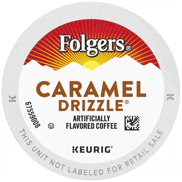 Cápsula de café Keuring Kcup Sabor Chuvisco de 96u, FOLGERS, Marrom