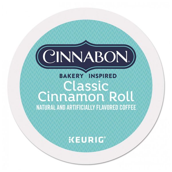 Keurig K Cup Canela Clássico Rollo de Canela 24u, CINNABON 5000204447, Marrom