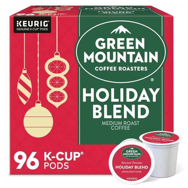 Cápsulas de Café Holiday Blend 96u, GREEN MOUNTAIN COFFEE ROASTERS 5000202676, Marrom