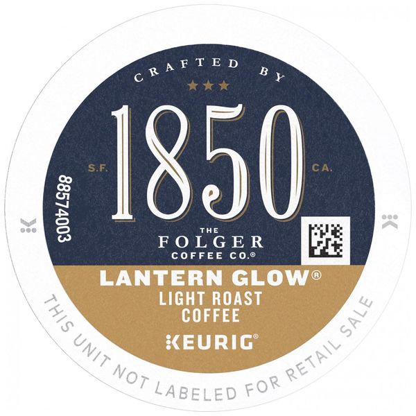 Cápsulas de Café Lantern Glow Torra Leve 60u 1850 por, FOLGERS COFFEE, Marrom
