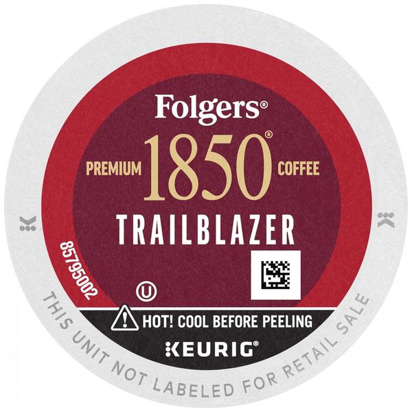 Cápsulas Keurig K Cup café torrado médio escuro 96 cápsulas, FOLGERS COFFEE, Marrom