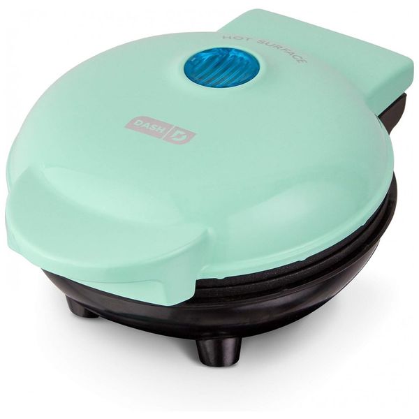Máquina de Waffle, Aço Inoxidável, Az, , 110v, DASH DMG001AQ, Azul Claro