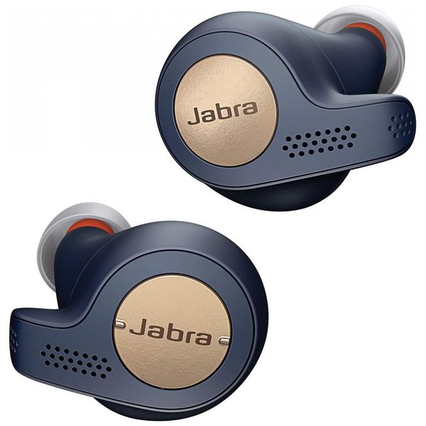 Fones de Ouvido Elite Active 65t Sem fio, Bluetooth, Bateria Longa Duração, JABRA 100 99010000 02, Azul