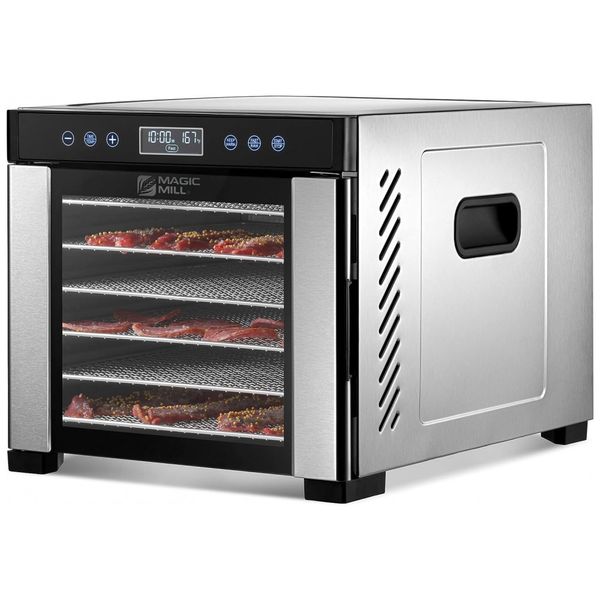 Desidratador de Alimentos 7Trays 600W, MAGIC MILL MFD 6100, Preto