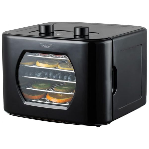 Desidratador de Alimentos 350W 4Trays, NUTRICHEF NCDH4S.5, Vermelho