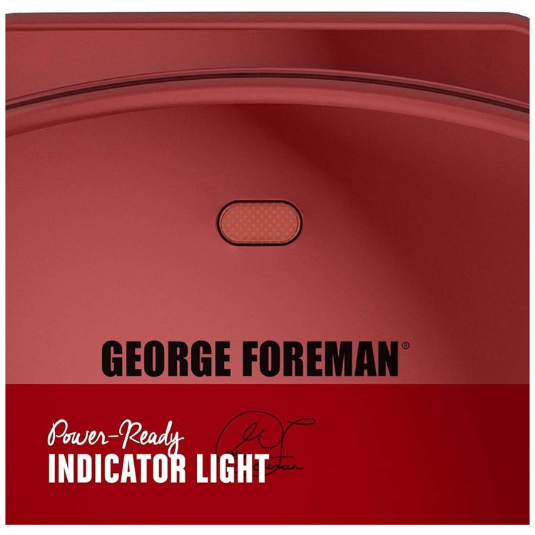 Grill-2-Porcoes-110v-GEORGE-FOREMAN-GR10RM-Vermelho-foto-2