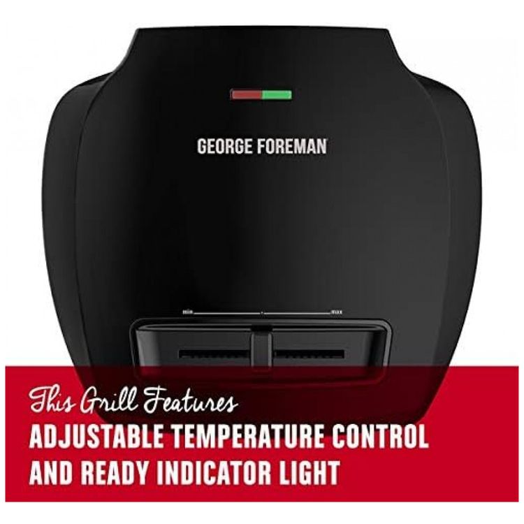 Grill-5-Porcoes-110v-GEORGE-FOREMAN-GR350VB-Preto-foto-2