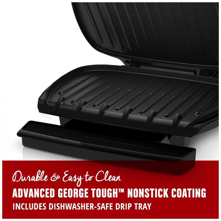 Grill-8-Porcoes-110v-GEORGE-FOREMAN-GR380VB-Preto-foto-1