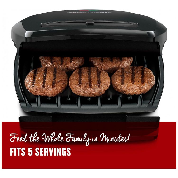 Grill-8-Porcoes-110v-GEORGE-FOREMAN-GR380VB-Preto-foto-5