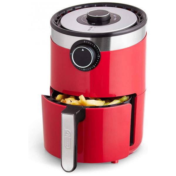 AirFryer 2 Litros com Controle de Temperatura, 1000W, 110v, DASH DCAF250GBRD02, Vermelha