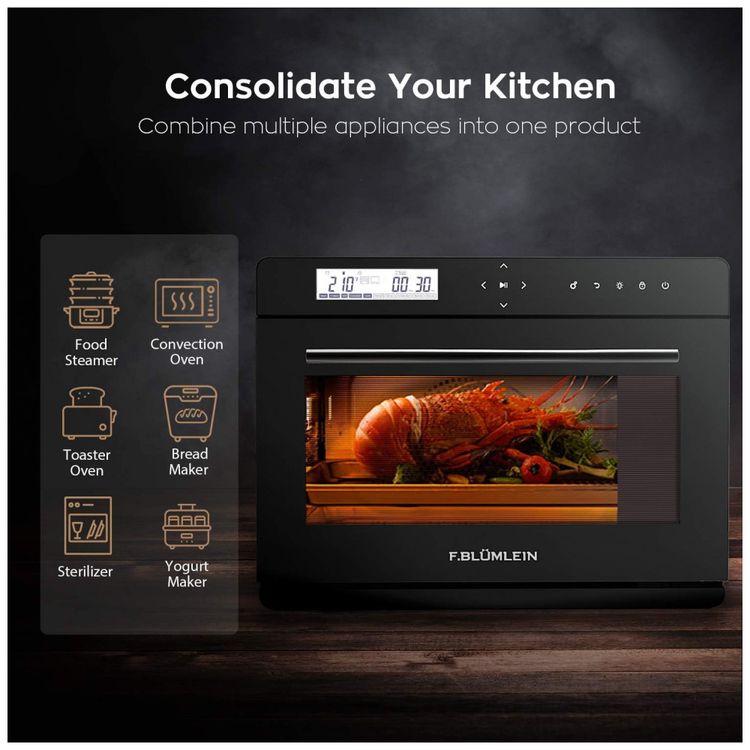 Forno-Conveccao-Grill-e-a-Vapor-32L-10Modos-F.BLUMLEIN-JU-foto-1