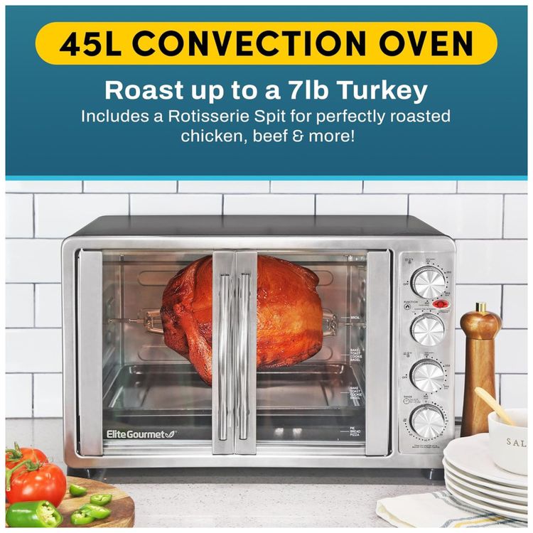 Forno-Conveccao-Torradeira-45L-1800W-Assar-Grelhar-porta-foto-1