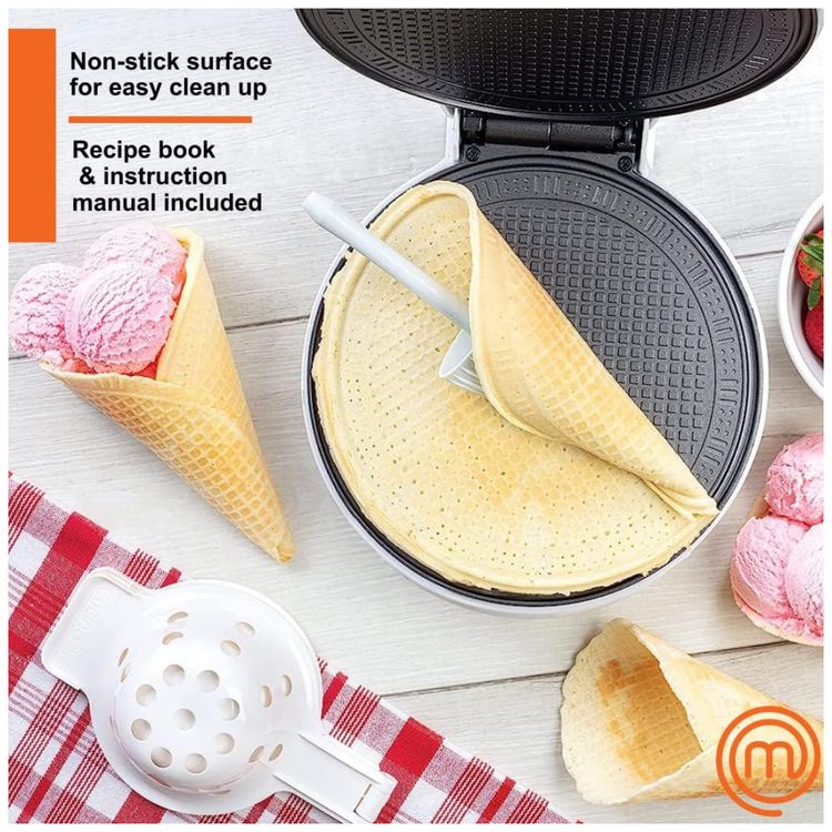 Maquina-de-Waffle-Cone-Sorvete-Inclui-Shaper-Roller-e-Bowl-foto-4
