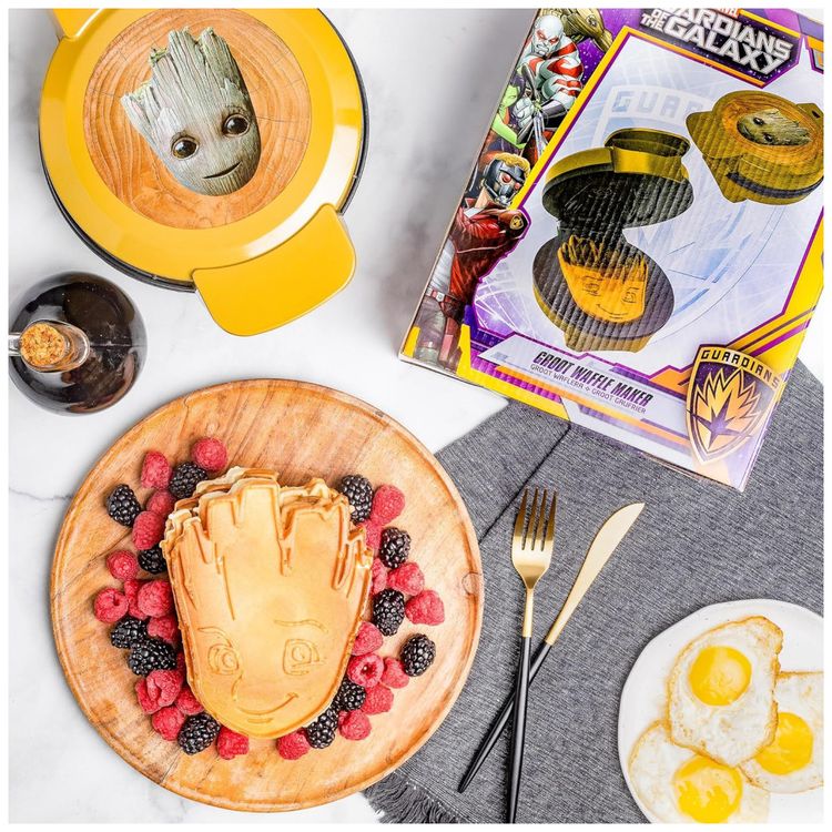 Marvel-Groot-Maquina-de-Waffle-Antiaderente-110v-UNCANNY-foto-3