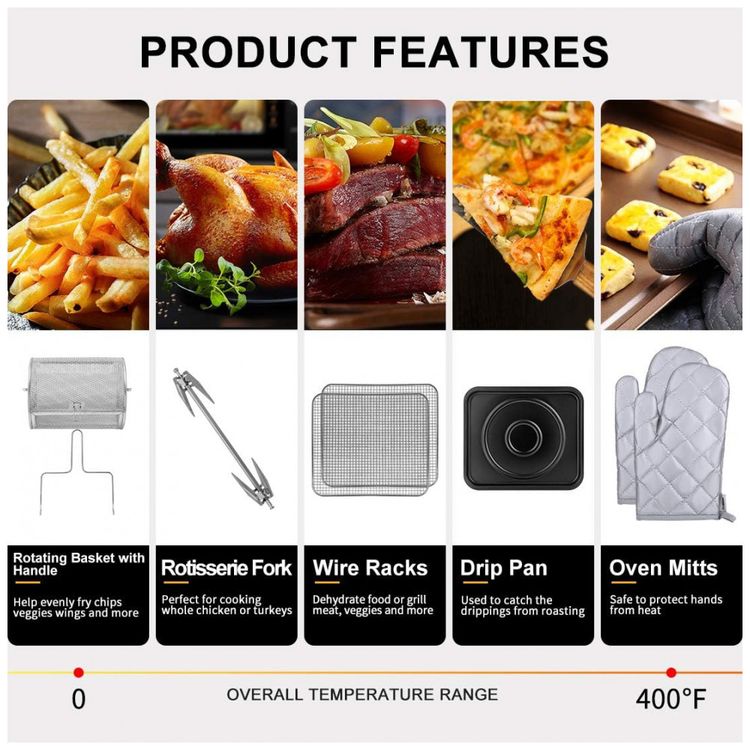 Forno-Multifuncional-10L-1700W--110v-VIVOHOME-7-em-1-foto-4