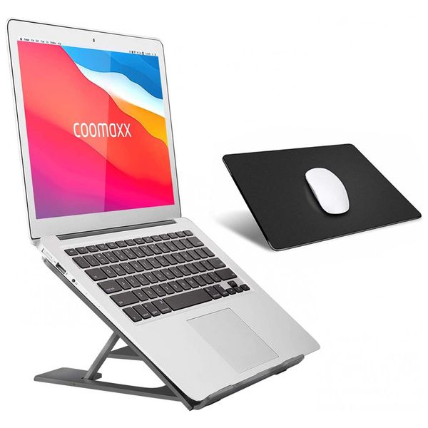 Suporte-Ergonomico-Laptop-Ajustavel-Dobravel-25-44Cm-Black-foto-0