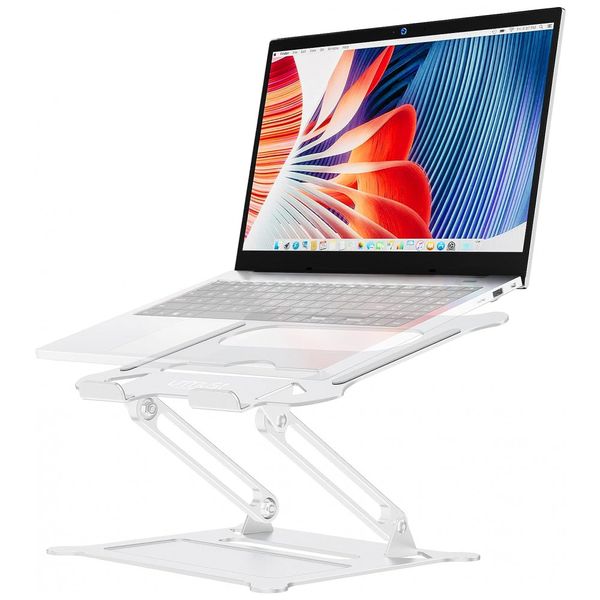 Suporte Ergonômico Laptop Ajustável Até 40Cm, URMUST UMCA2020003, Prateado