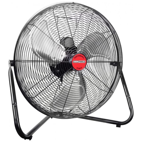 Ventilador de Piso 50cm 3 Velocidades, Alta Velocidade, 24870, 110v, OEM TOOLS OEM24870, Preto