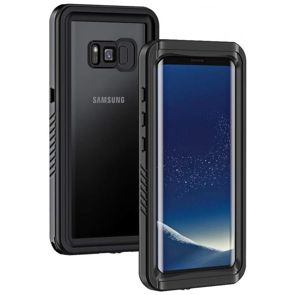 Capa Celular Prova Dágua IP68 Samsung Galaxy, LANHIEM LH WP S8, Preto
