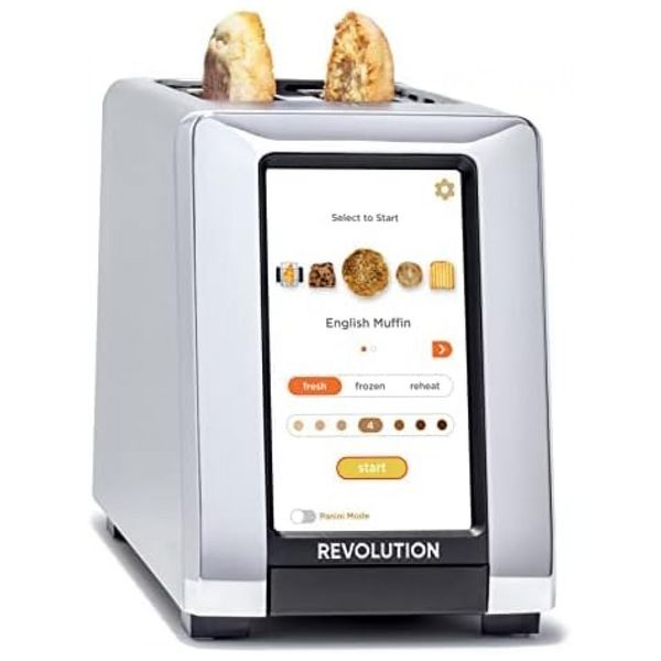 Torradeira Elétrica, Alta Velocidade, 2 Fatias, 7 Níveis, Aço Inoxidável Smart, 110v, REVOLUTION COOKING, LLC R180, Prateado