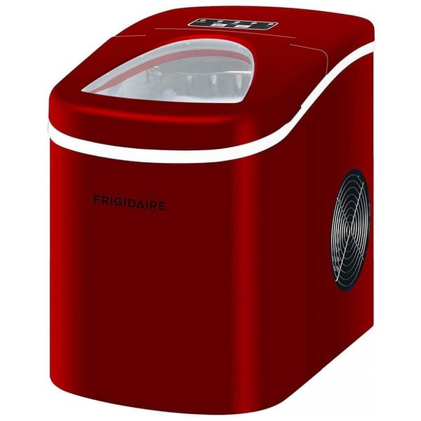 Máquina de Gelo, Portátil, Produz 12kg, Dia 9 Cubos, 6 12min, 110v, FRIGIDAIRE EFIC108 RED, Vermelho