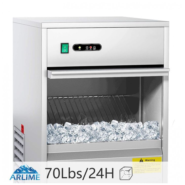 Maquina-de-Gelo-Profissional-Produz-30kg-Dia-Aco-Inox-foto-1