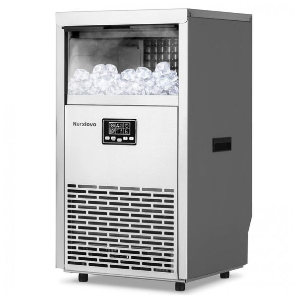 Fabricante-de-maquina-de-gelo-aco-inoxidavel-143-libras-foto-0