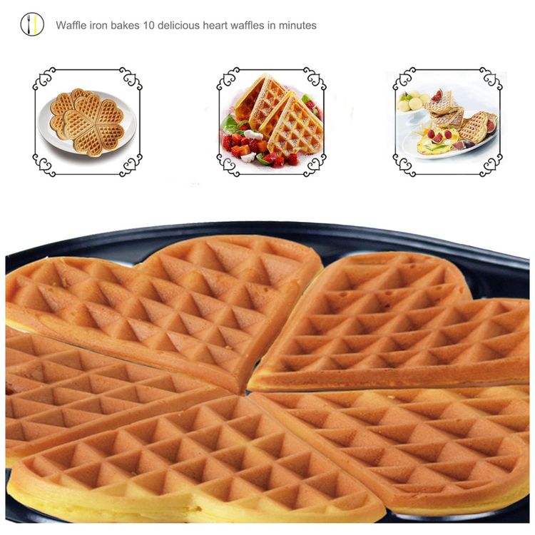 Maquina-de-Waffle-Heart-com-Placa-Antiaderente-1200W-ZZ-foto-5
