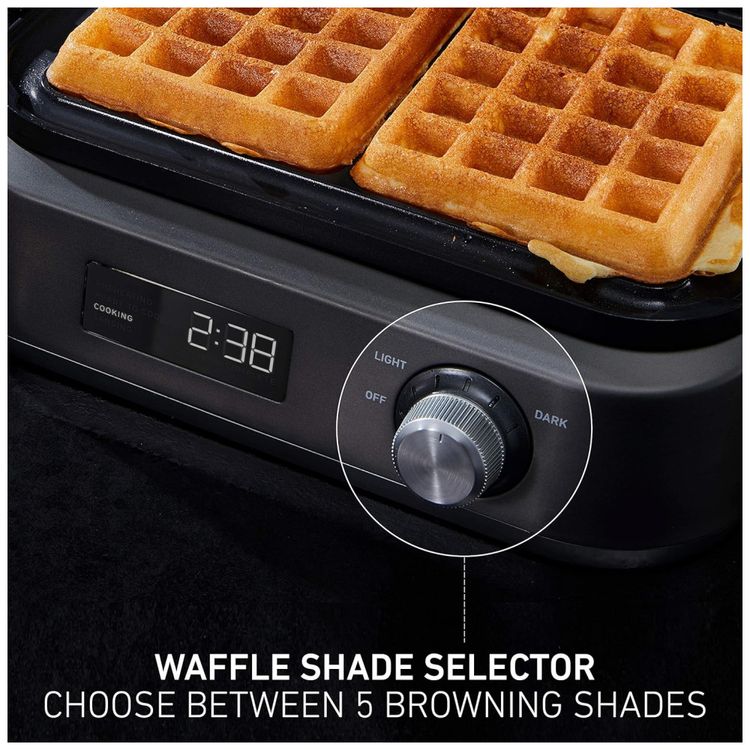 Maquina-de-waffles-Intellicrisp-aco-inoxidavel-escuro-foto-2
