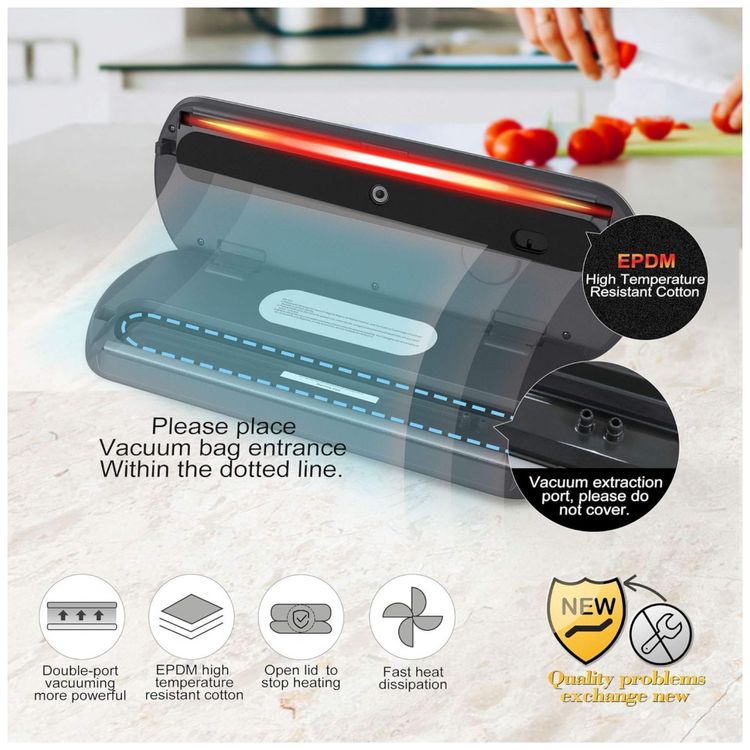 Seladora-a-Vacuo-Automatica-Secos-Umidos-LED-Aco-Inox-foto-3