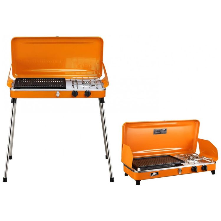 Fogao-de-acampamento-a-gas-2-em-1-com-ignitor-integrado-e-foto-2